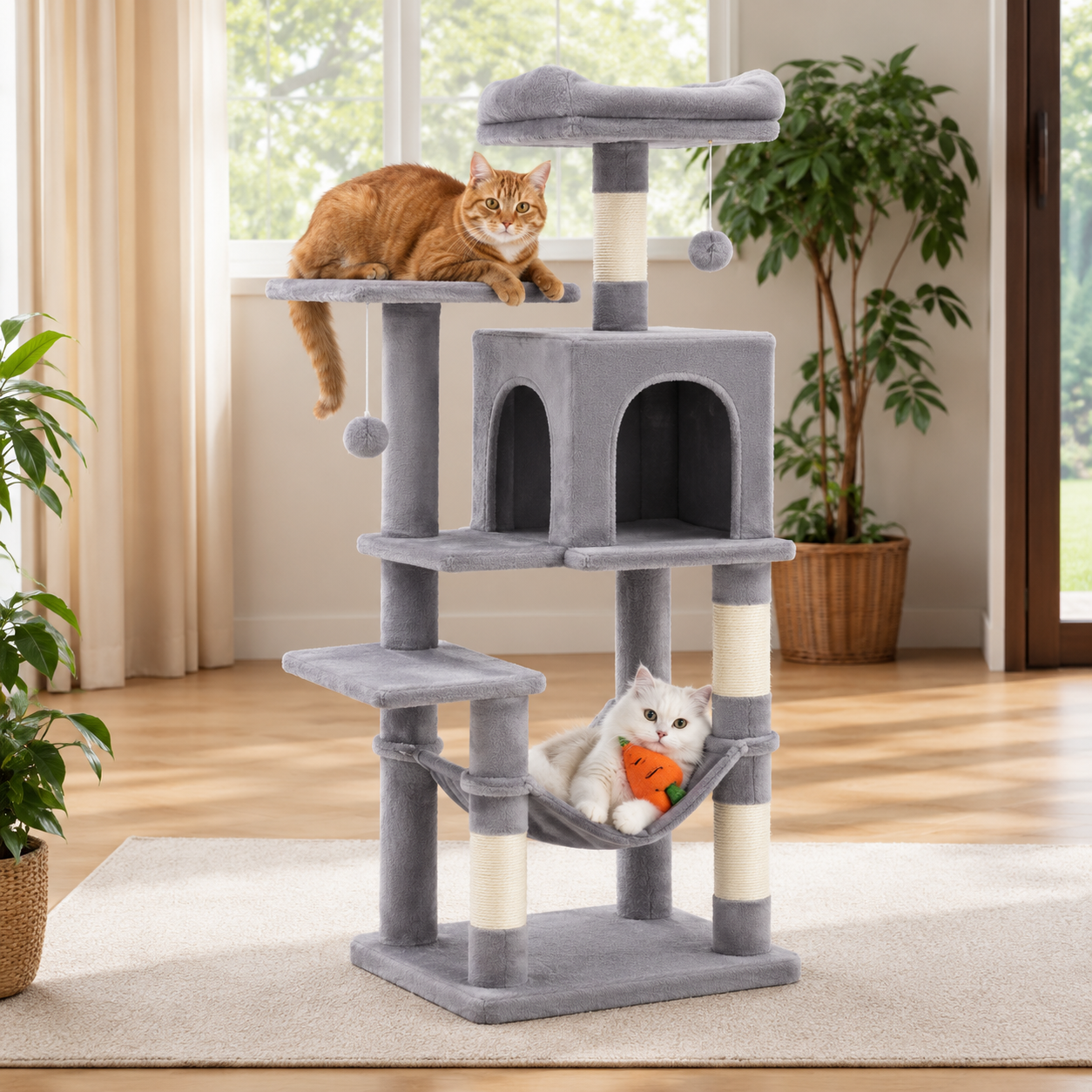 Torre de Actividades para Gatos