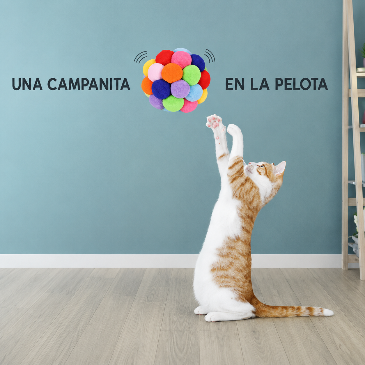 Pelota Interactiva para Gatos