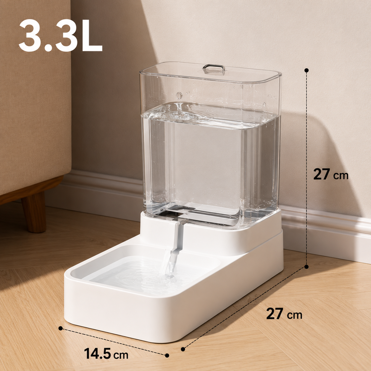 Dispensador Automático de Comida y Agua para Mascotas