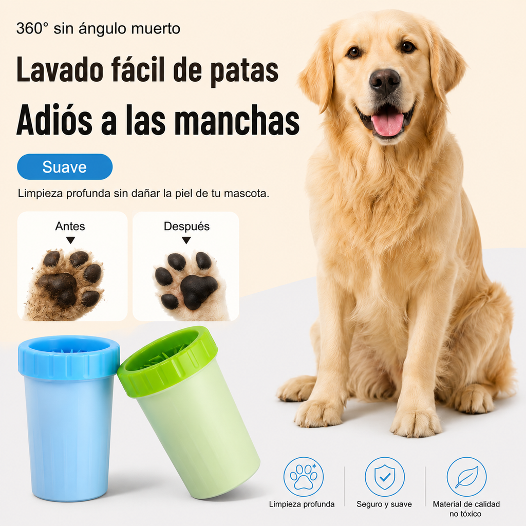 Limpiador de Patas para Mascotas