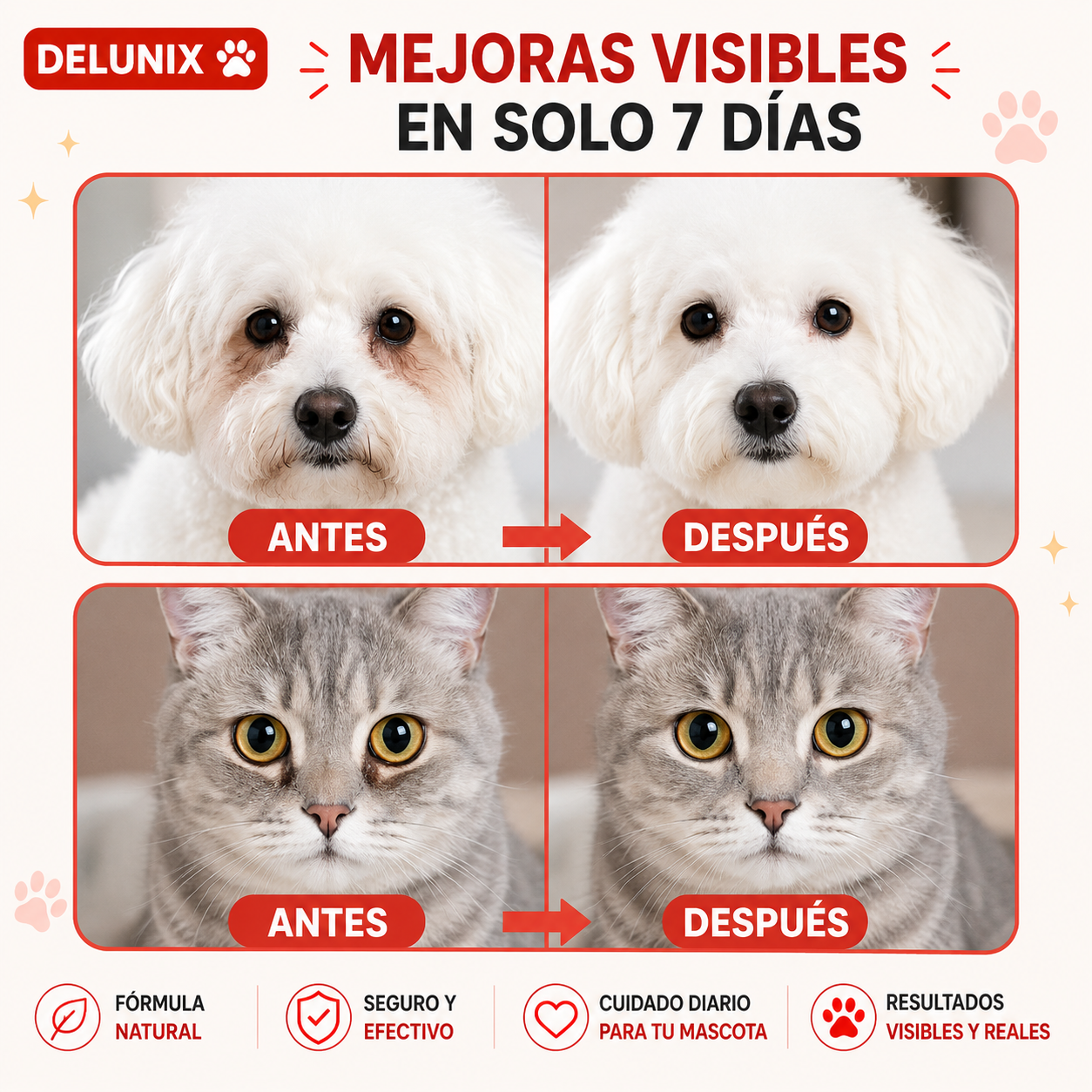 Bálsamo Quitamanchas de Lágrimas para Mascotas