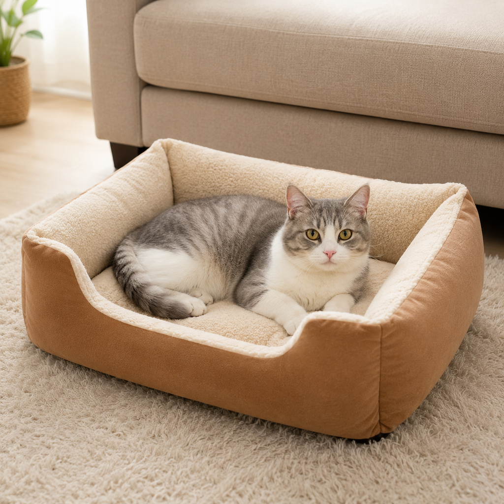 Cama Suave para Perros y Gatos