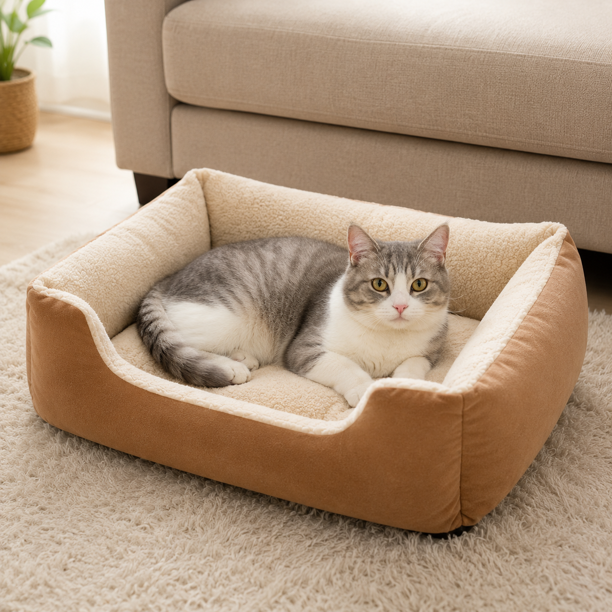 Cama Suave para Perros y Gatos