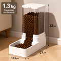 Dispensador Automático de Comida y Agua para Mascotas