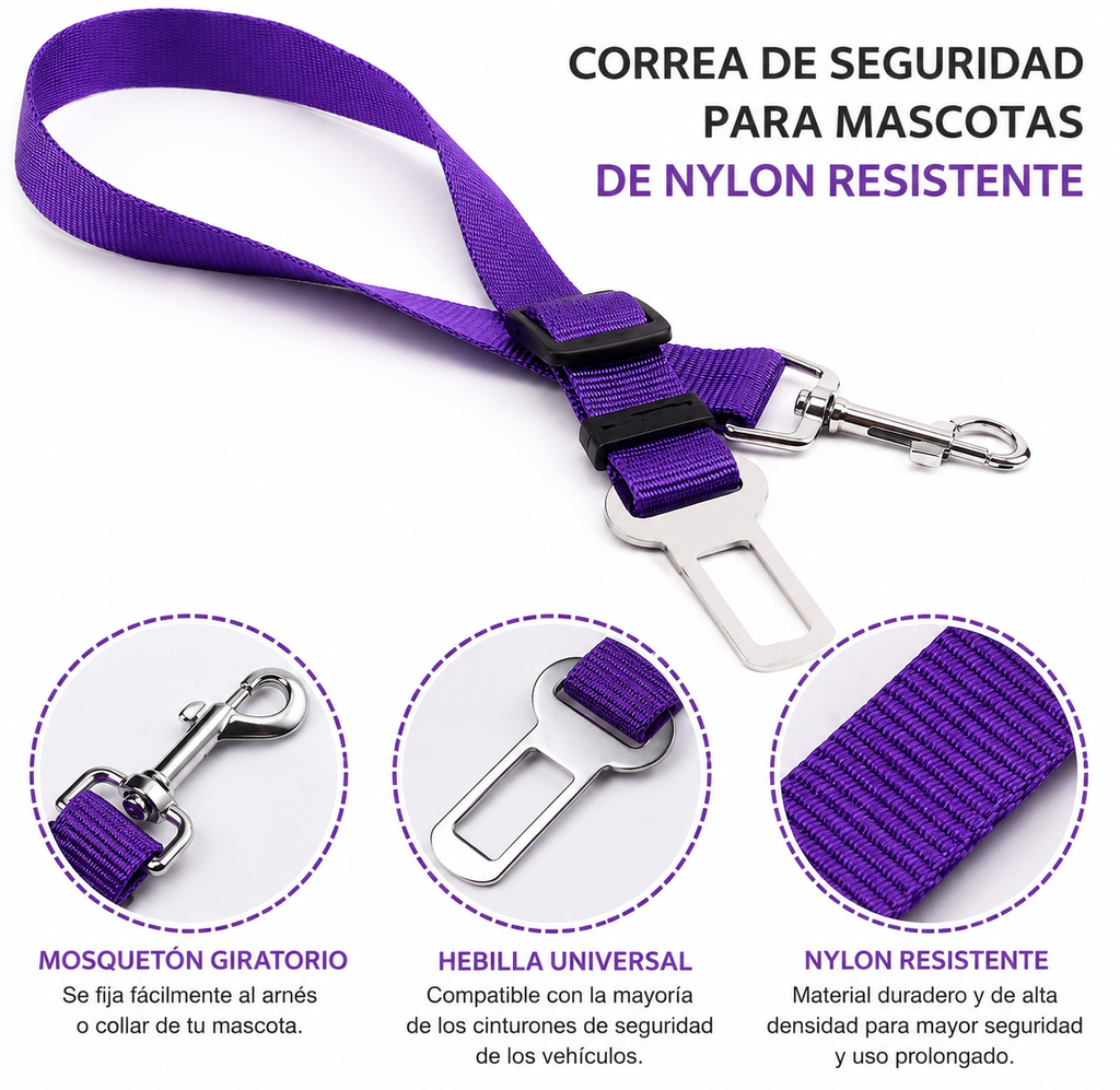 Cinturón de Seguridad para Perros