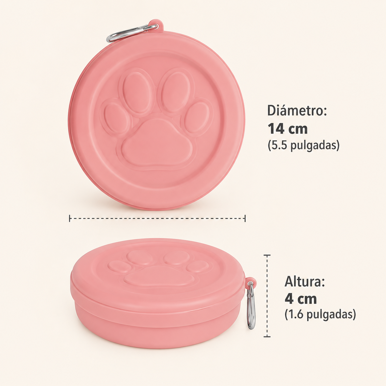 Comedero de Viaje para Mascotas