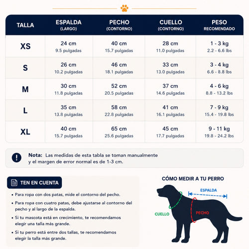 Abrigo Térmico para Perros